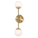 AFX Lighting - PRLS0418L30D1SB - LED Wall Sconce - Pearl - Satin Brass