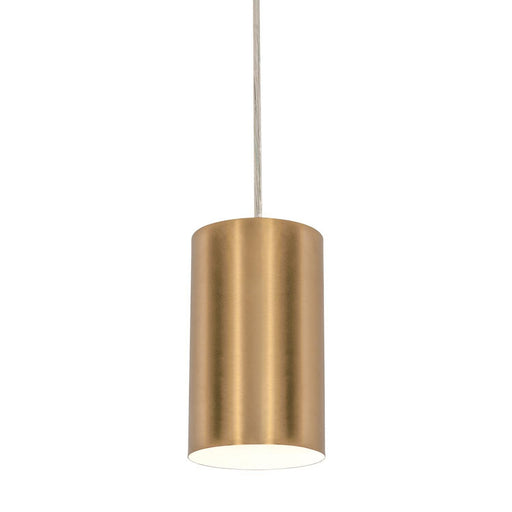 AFX Lighting - TYKP04MBSB - One Light Pendant - Tyke - Satin Brass