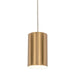 AFX Lighting - TYKP04MBSB - One Light Pendant - Tyke - Satin Brass