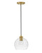 Lark - 83017LCB - LED Pendant - Rumi - Lacquered Brass