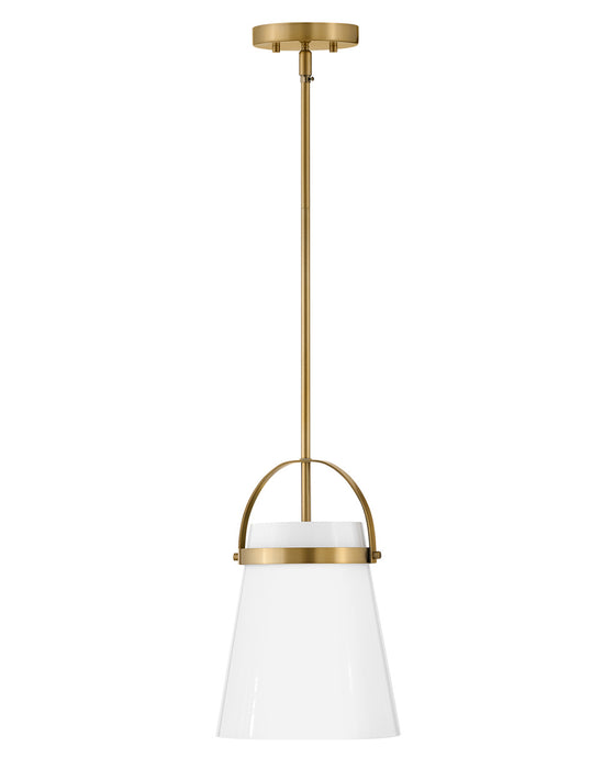 Lark - 83057LCB - LED Pendant - Tori - Lacquered Brass