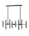 Lark - 83196BK - LED Linear Chandelier - Millie - Black