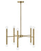 Lark - 83198LCB - LED Chandelier - Millie - Lacquered Brass