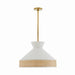 Arteriors - 41066 - One Light Pendant - Malena - White