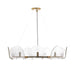 Arteriors - 84065 - Nine Light Chandelier - Mendez - Smoke Luster