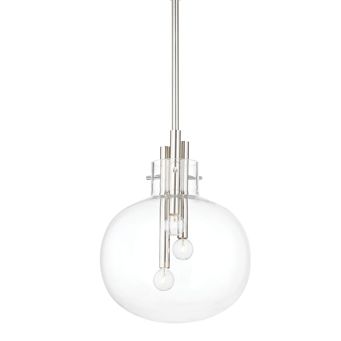 Hudson Valley - 3914-PN - Three Light Pendant - Hempstead - Polished Nickel