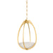 Hudson Valley - 4313-AGB - LED Pendant - Lloyd - Aged Brass