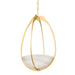 Hudson Valley - 4319-AGB - LED Pendant - Lloyd - Aged Brass