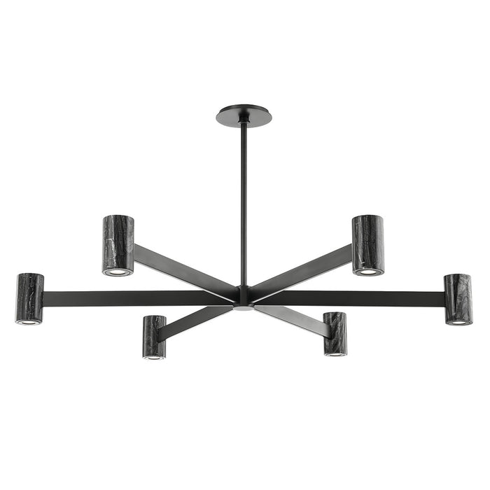 Hudson Valley - 9145-BBR - LED Chandelier - Predock - Black Brass