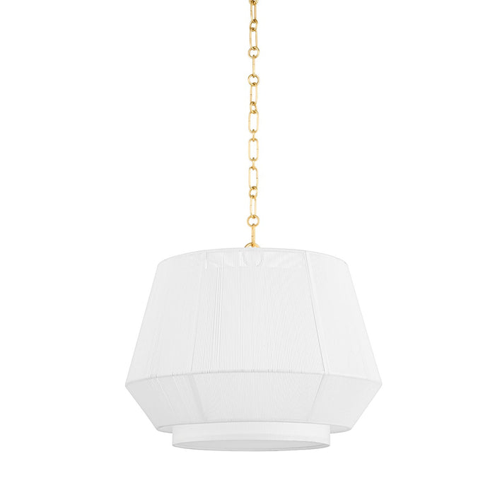 Hudson Valley - BKO501-AGB - One Light Pendant - Debi - Aged Brass