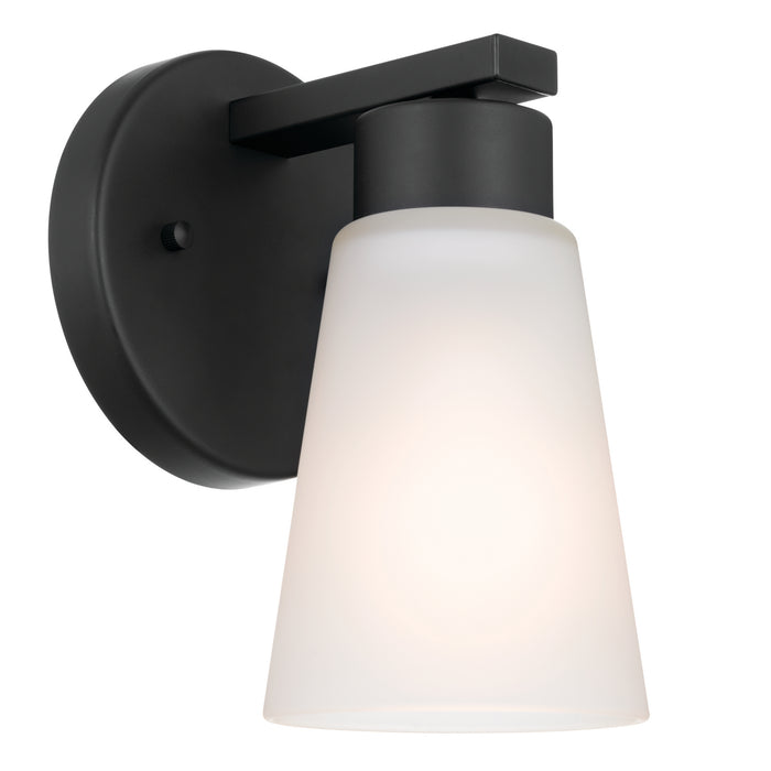 Kichler - 52437BK - One Light Wall Sconce - Stamos - Black