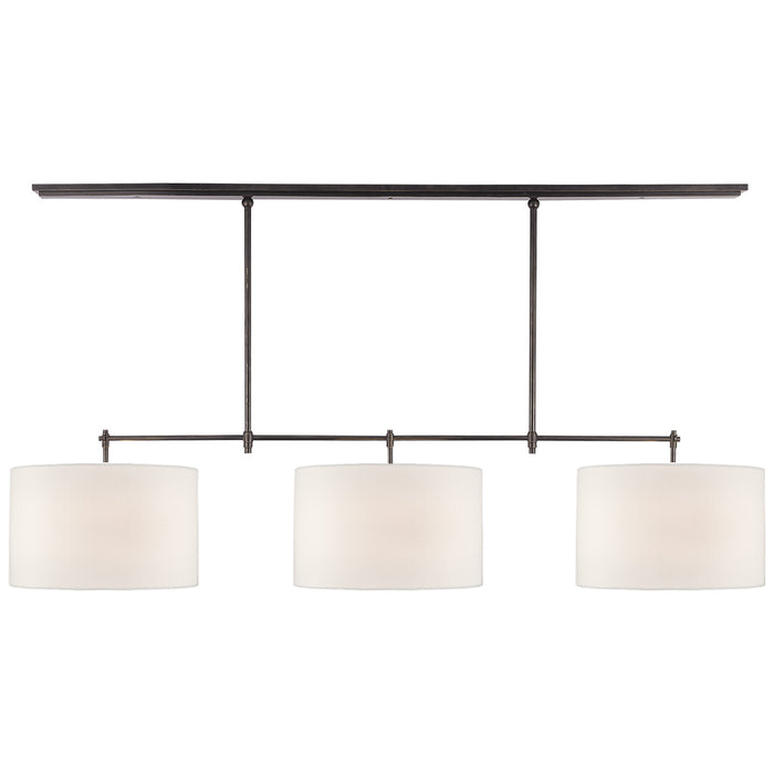 Visual Comfort Signature - TOB 5005BZ-L - Three Light Billiard Pendant - Bryant - Bronze