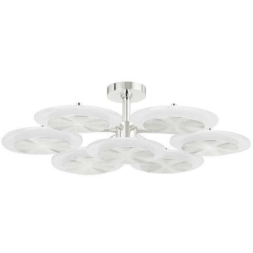 Corbett Lighting - 328-38-PN - LED Semi Flush Mount - Topaz - Polished Nickel