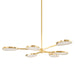 Corbett Lighting - 338-06-VB - LED Chandelier - Patras - Vintage Brass