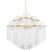 Corbett Lighting - 398-32-AGB - Six Light Chandelier - Celestial - Aged Brass