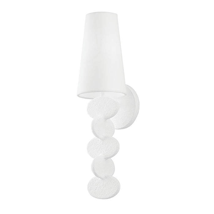 Troy Lighting - B3501-GSW - One Light Wall Sconce - Ellios - Gesso White