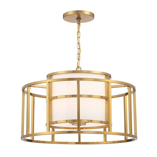 Crystorama - 9595-LG - Five Light Chandelier - Hulton - Luxe Gold