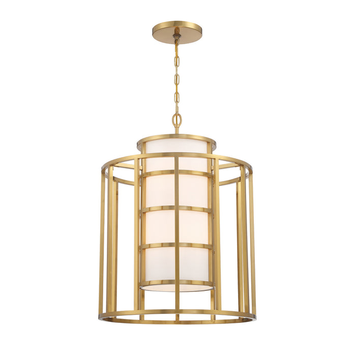 Crystorama - 9597-LG - Six Light Chandelier - Hulton - Luxe Gold