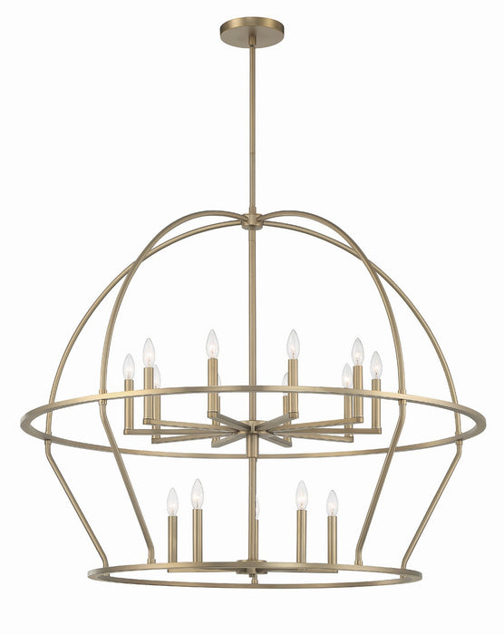 Crystorama - ABB-3029-VG - 15 Light Chandelier - Abbott - Vibrant Gold