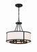 Crystorama - BRY-8004-BF - Four Light Chandelier - Bryant - Black Forged