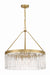 Crystorama - EMO-5406-MG - Eight Light Chandelier - Emory - Modern Gold