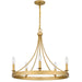 Quoizel - APN5026LG - Five Light Chandelier - Aspyn - Light Gold