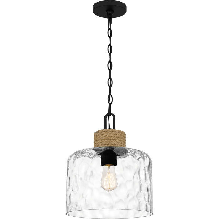 Quoizel - BTC1512MBK - One Light Mini Pendant - Baltic - Matte Black