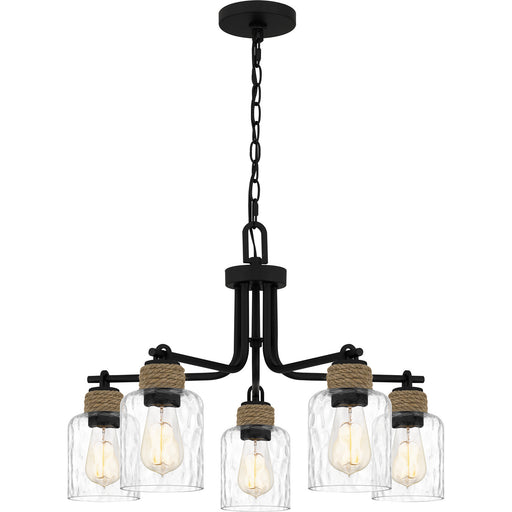 Quoizel - BTC5025MBK - Five Light Chandelier - Baltic - Matte Black