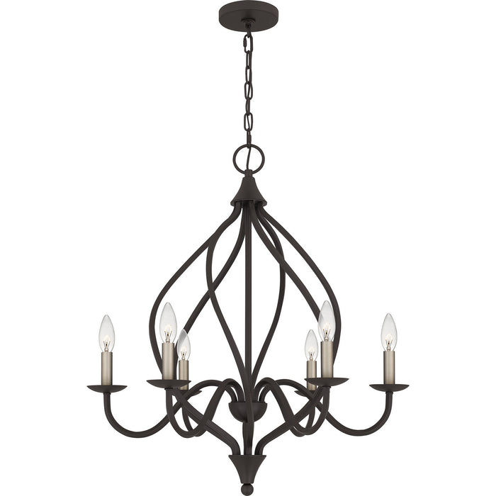 Quoizel - DUP5025OZ - Six Light Chandelier - Dupont - Old Bronze