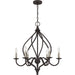 Quoizel - DUP5025OZ - Six Light Chandelier - Dupont - Old Bronze