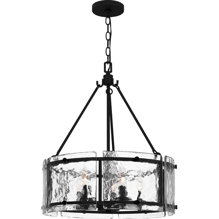 Quoizel - FTS2821EK - Five Light Pendant - Fortress - Earth Black