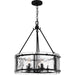 Quoizel - FTS2821EK - Five Light Pendant - Fortress - Earth Black