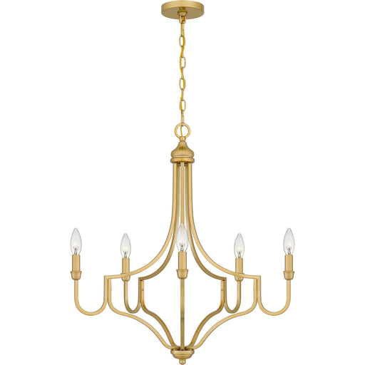 Quoizel - MAB5026LG - Five Light Chandelier - Mabel - Light Gold