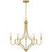 Quoizel - MAB5026LG - Five Light Chandelier - Mabel - Light Gold