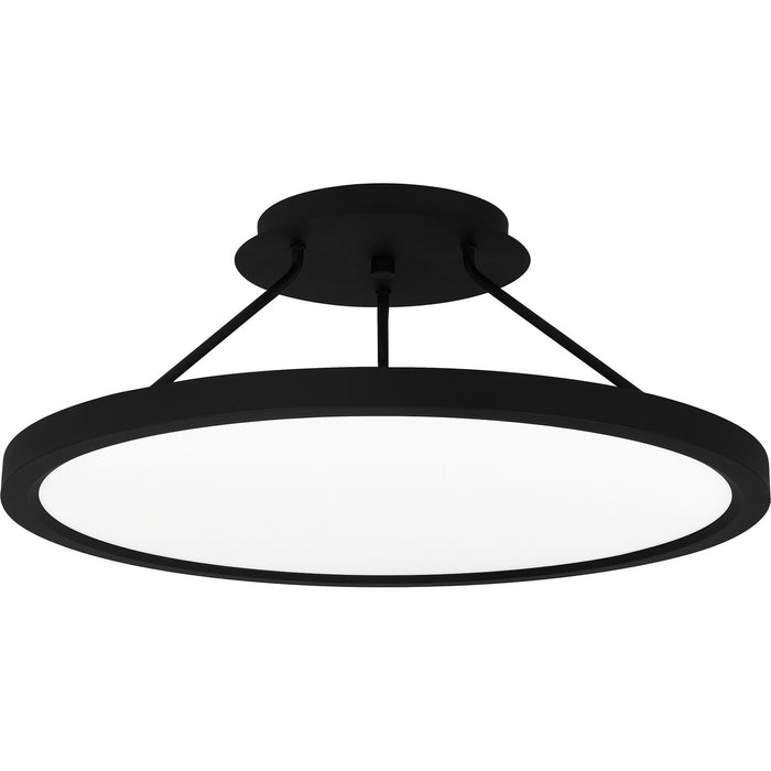 Quoizel - OST1820EK - LED Semi Flush Mount - Outskirts - Earth Black