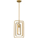 Quoizel - PCDPR1510BWS - One Light Mini Pendant - Dupree - Brushed Weathered Brass