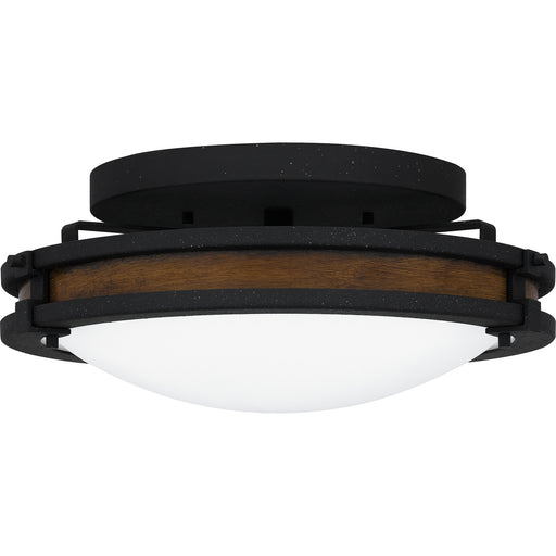 Quoizel - QFL5610NI - Three Light Flush Mount - Quoizel Flush Mount - Natural Iron