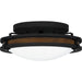 Quoizel - QFL5610NI - Three Light Flush Mount - Quoizel Flush Mount - Natural Iron