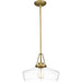 Quoizel - QP5584AB - One Light Pendant - Quoizel Pendant - Aged Brass