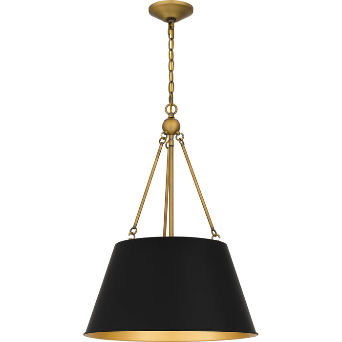 Quoizel - QP5597MBK - Four Light Pendant - Quoizel Pendant - Matte Black