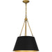 Quoizel - QP5597MBK - Four Light Pendant - Quoizel Pendant - Matte Black