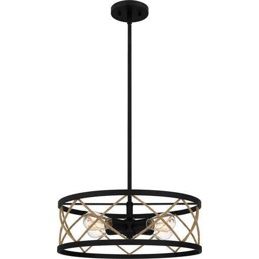 Quoizel - QP5632MBK - Four Light Pendant - Quoizel Pendant - Matte Black