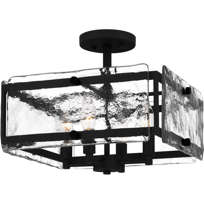 Quoizel - QSF5594EK - Four Light Semi-Flush Mount - Quoizel Semi-Flush Mount - Earth Black