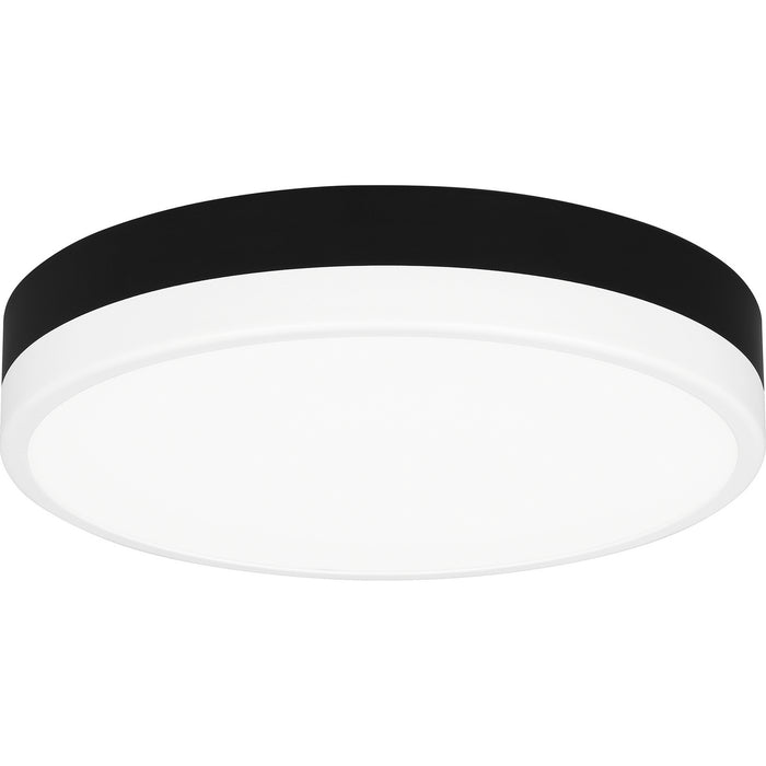 Quoizel - WLN1611MBKW - LED Flush Mount - Weldin - Matte Black White