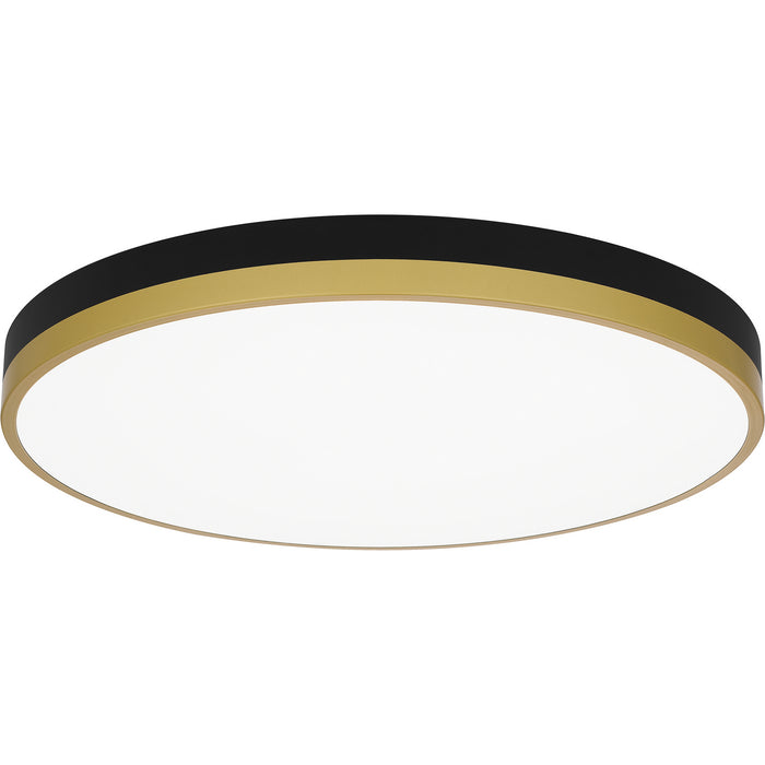 Quoizel - WLN1620MBKG - LED Flush Mount - Weldin - Matte Black Gold