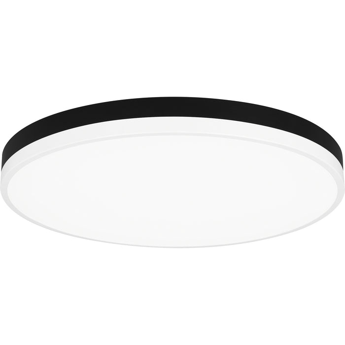 Quoizel - WLN1620MBKW - LED Flush Mount - Weldin - Matte Black White