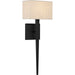 Quoizel - QW16127MBK - One Light Wall Sconce - Quoizel Wood - Matte Black