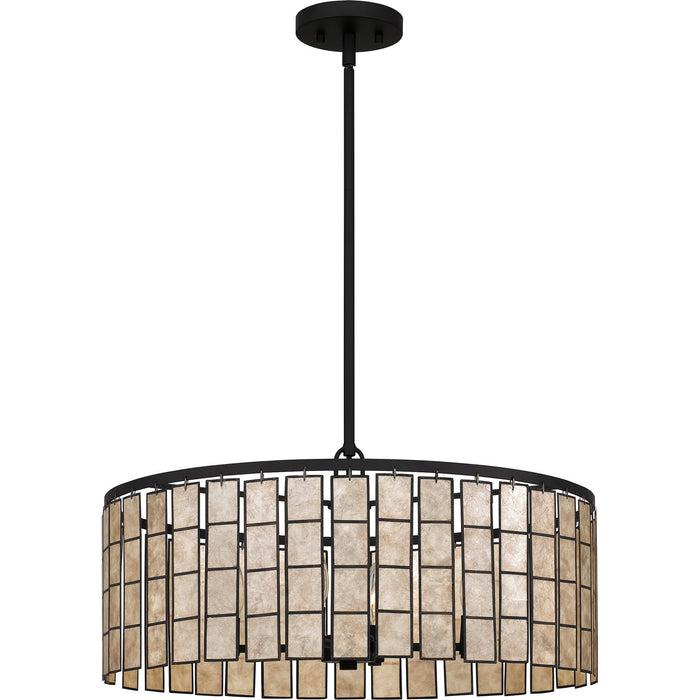 Quoizel - SGLM2822MBK - Four Light Pendant - Seigler - Matte Black