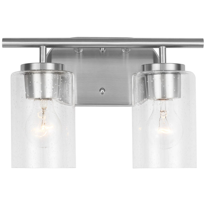 Generation Lighting. - 41171-962 - Two Light Wall / Bath - Oslo - Brushed Nickel