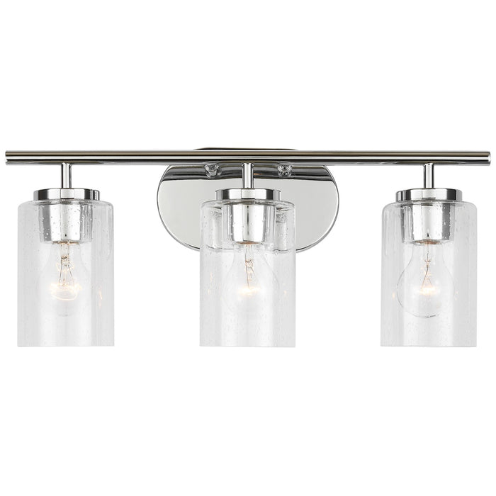 Generation Lighting. - 41172-05 - Three Light Wall / Bath - Oslo - Chrome